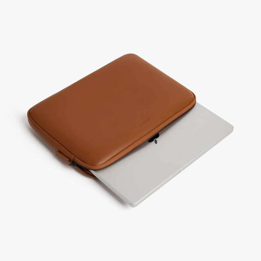 14-inch / Mahogany (Vegan Leather) | Metro Laptop Sleeve in Mahogany