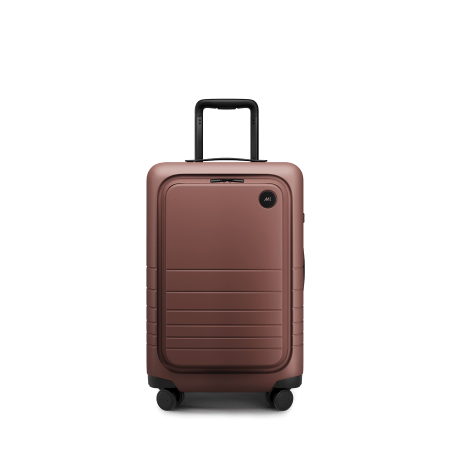 Terracotta Scaled | Front view of Carry-On Pro Plus in Terracotta