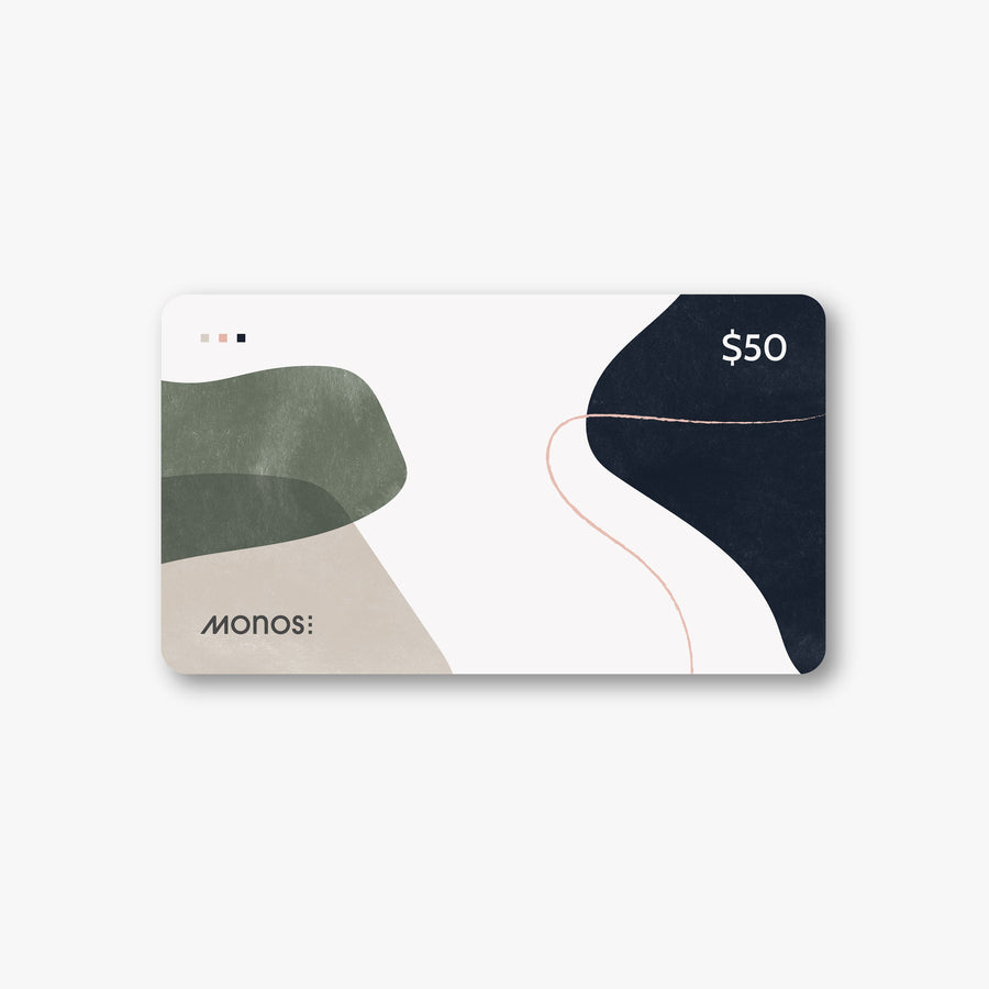 50.00 | This is a $50 Monos Travel gift card