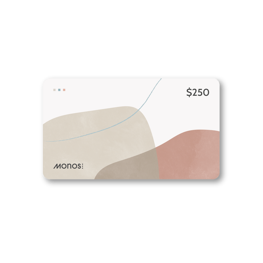 250.00 Scaled | This is a $250 Monos Travel gift card