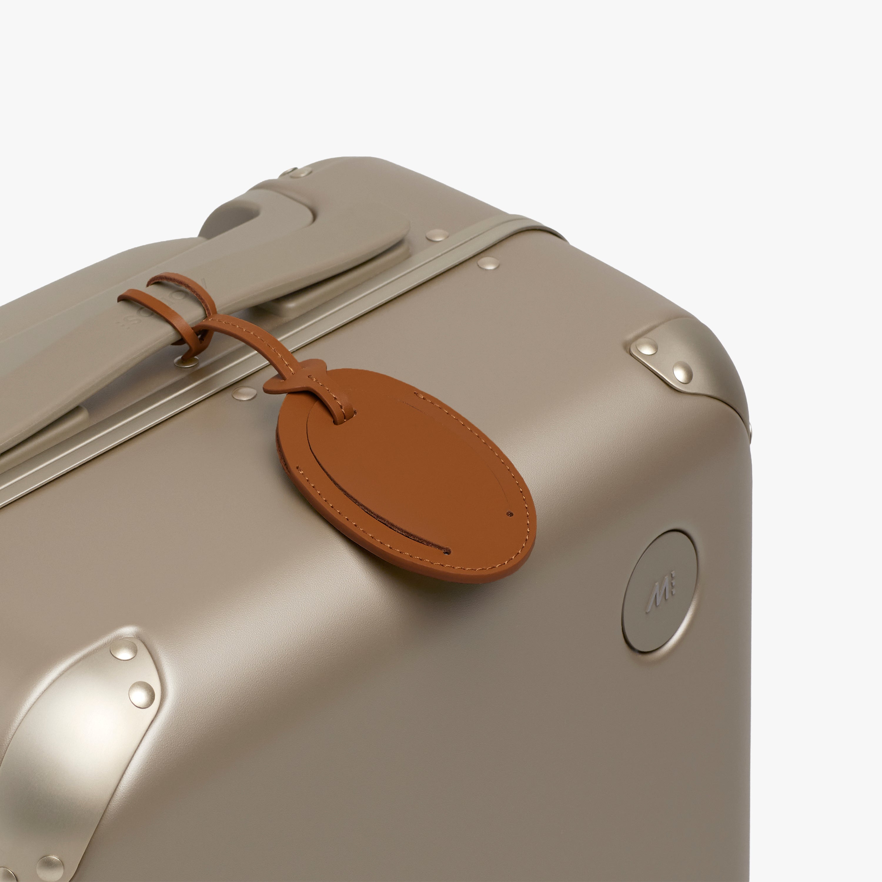 Reformation Deadstock Leather Luggage Tag, Accessories | Monos Travel