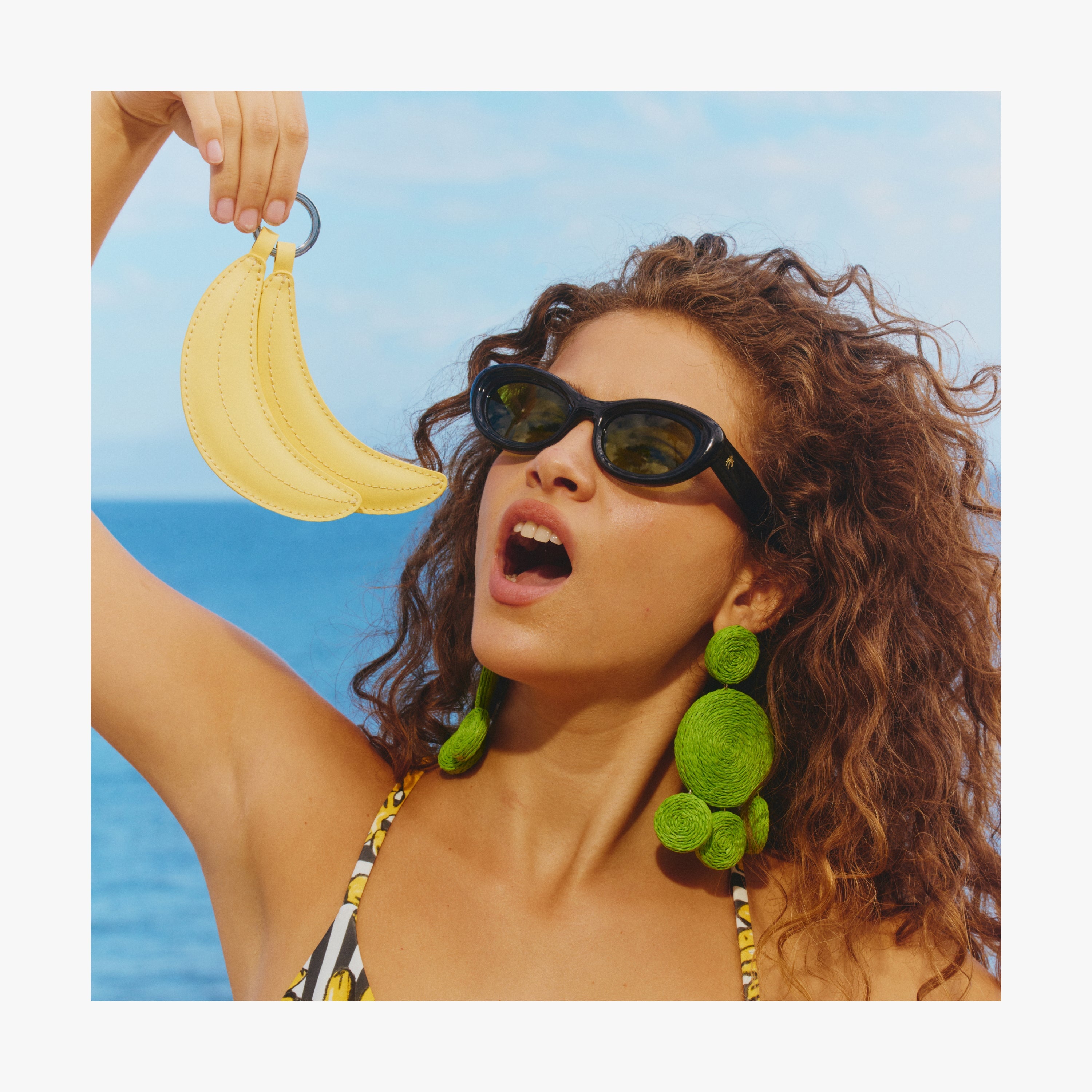 Banana Charm – Vegan leather bag charm | Monos × SIMONMILLER