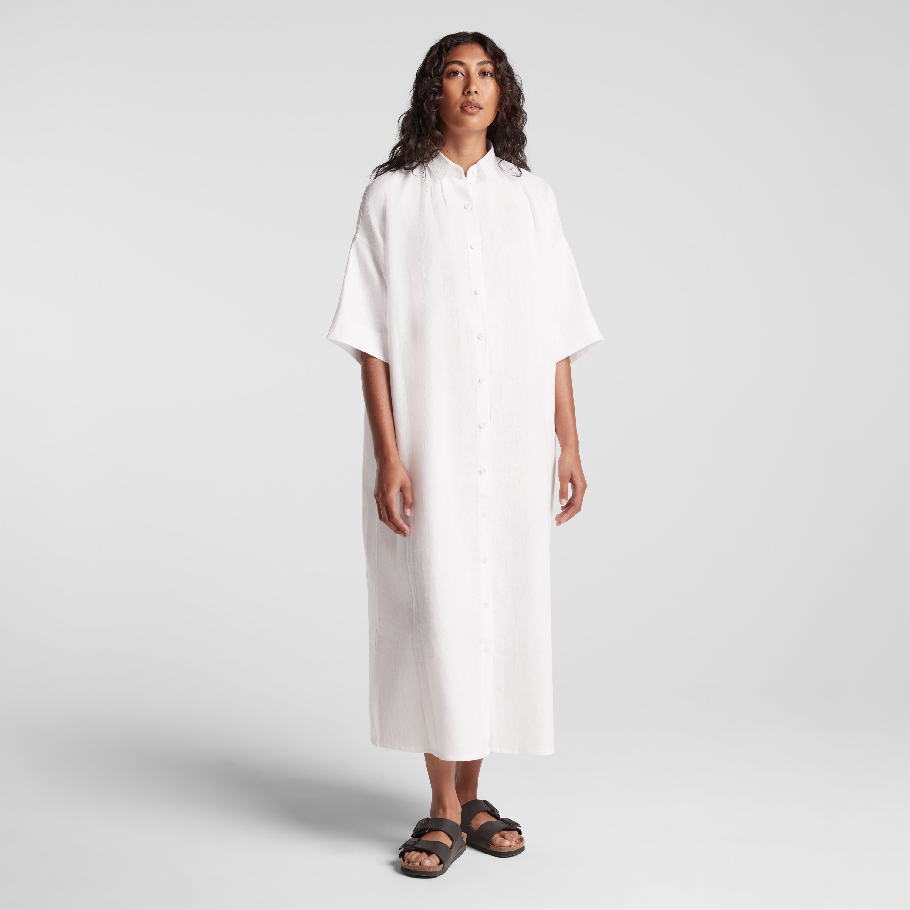 Algarve Shirt Dress , OEKO-TEX® certified washed linen