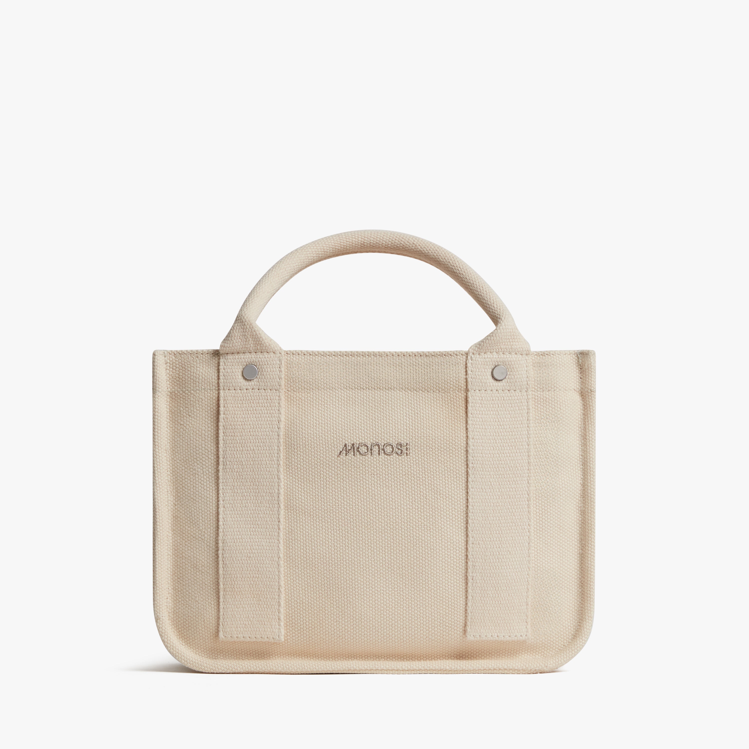 Gesso Small Tote, Premium Cotton Canvas Travel Bag | Monos Luggage