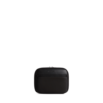 Front view of Metro Hanging Toiletry Case in Carbon Black