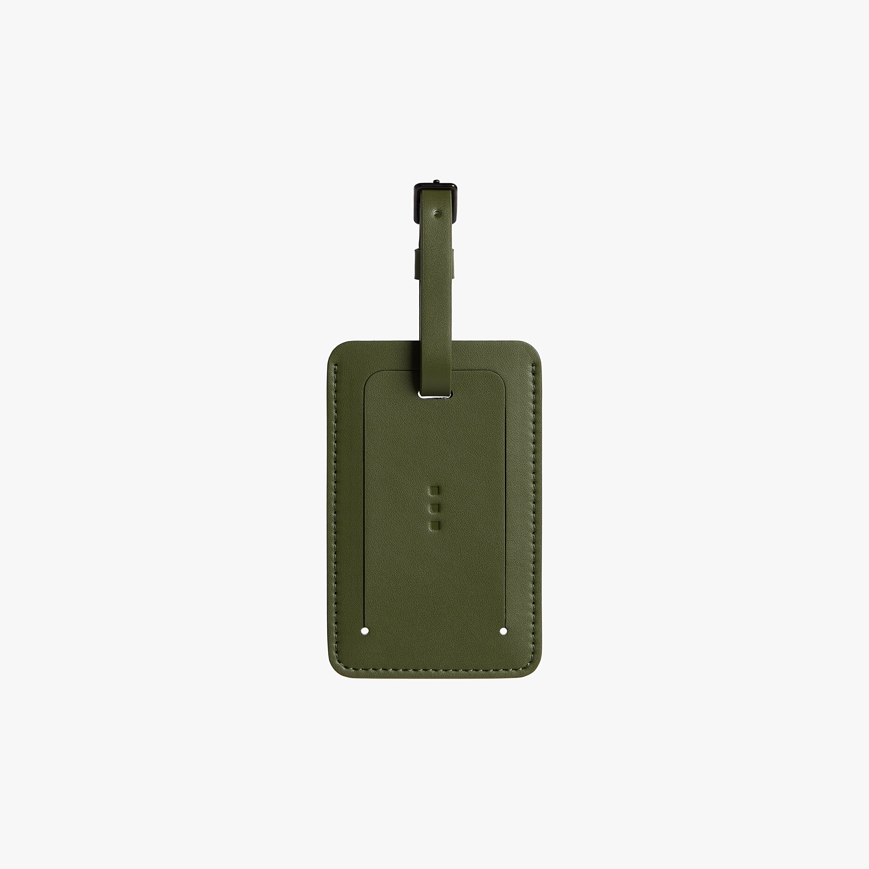 Olive Green, Luggage Tag, Vegan Leather Accessories | Monos Travel Luggage and Bags