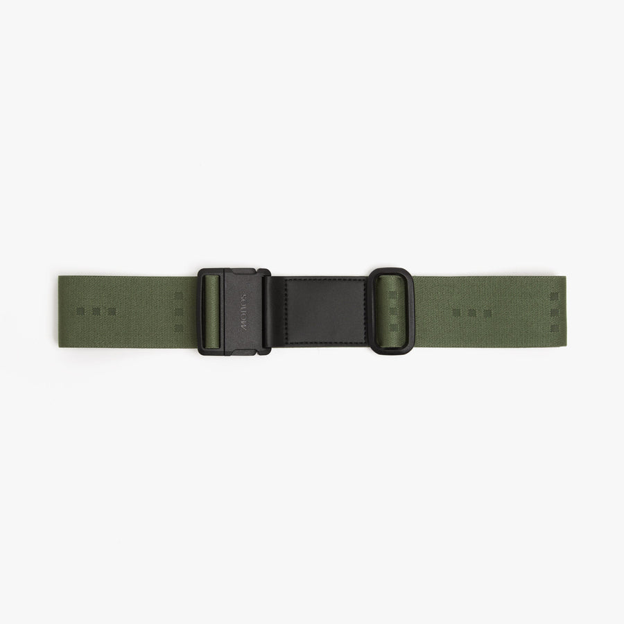 Olive Green | Front view of Luggage Strap in Olive Green