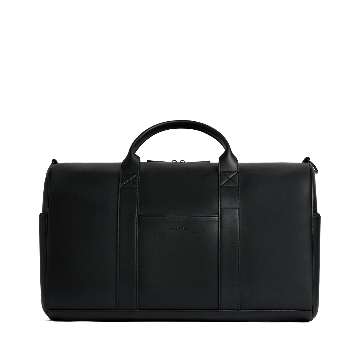 Monos carbon black minimalist duffel bag