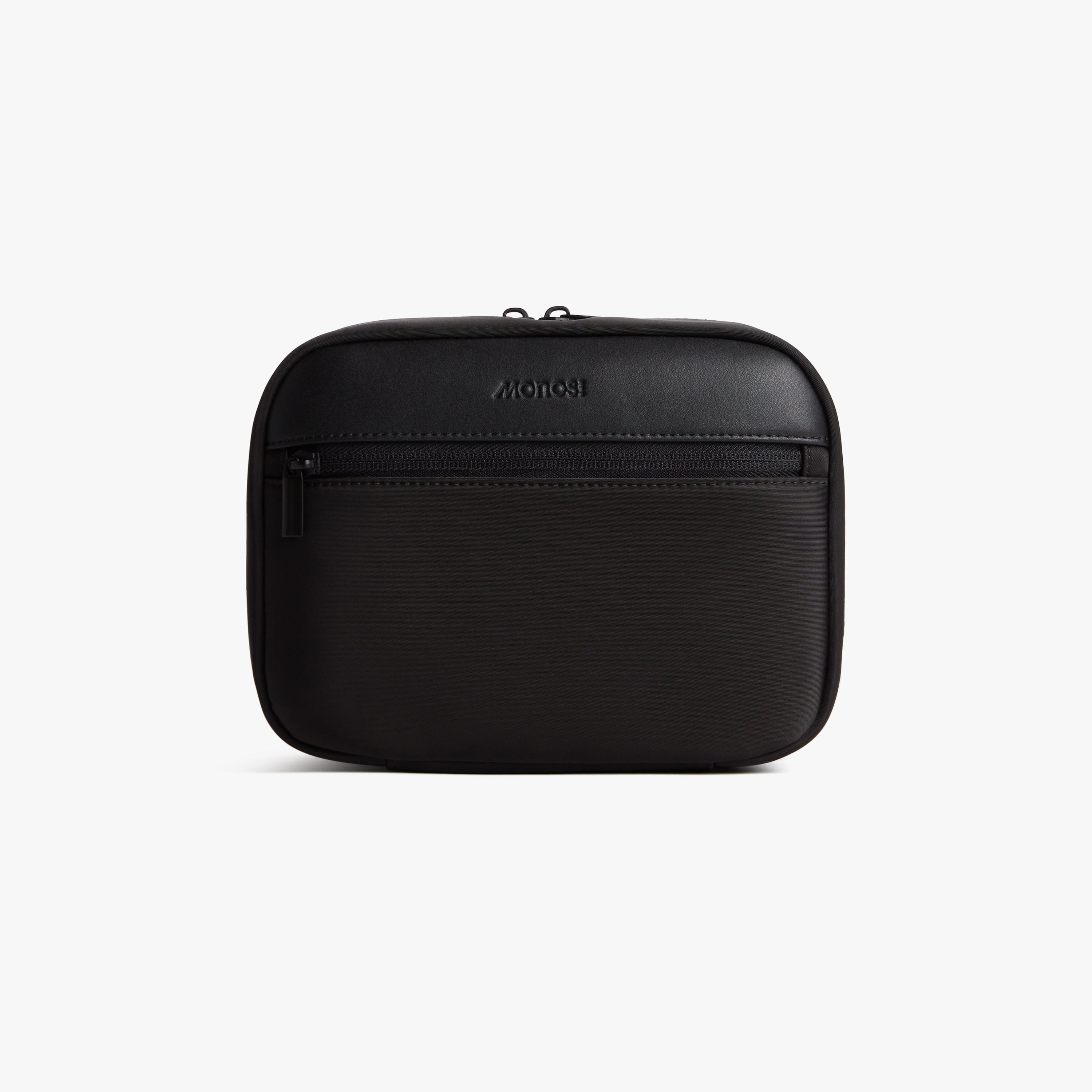 hanging travel bag for toiletries Monos Metro Hanging Toiletry Case Cosmetic & Bags Carbon Black