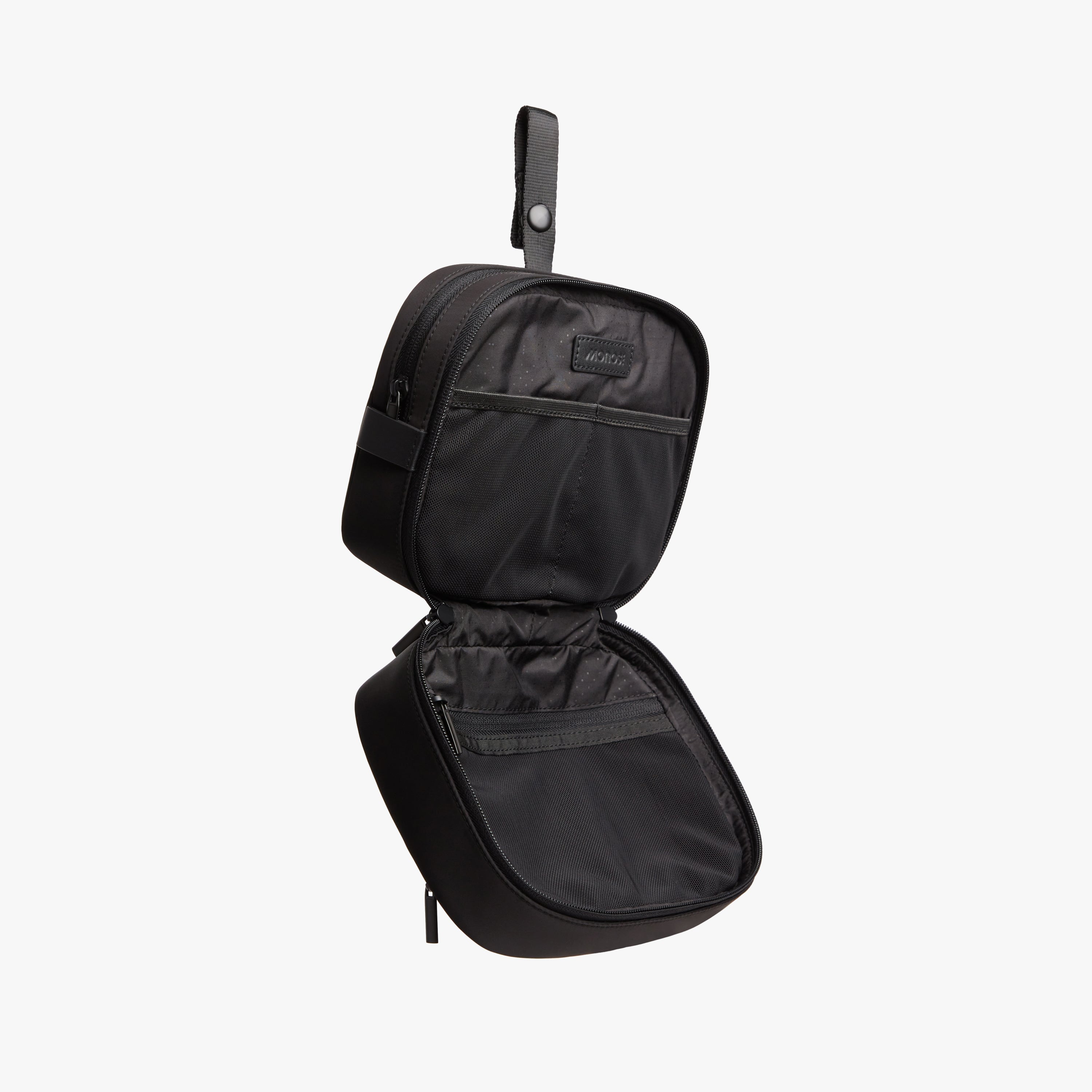 hanging travel bag for toiletries Monos Metro Hanging Toiletry Case Cosmetic & Bags Carbon Black