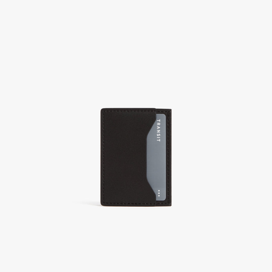 Carbon Black | Back view of Slim Wallet in Carbon Black