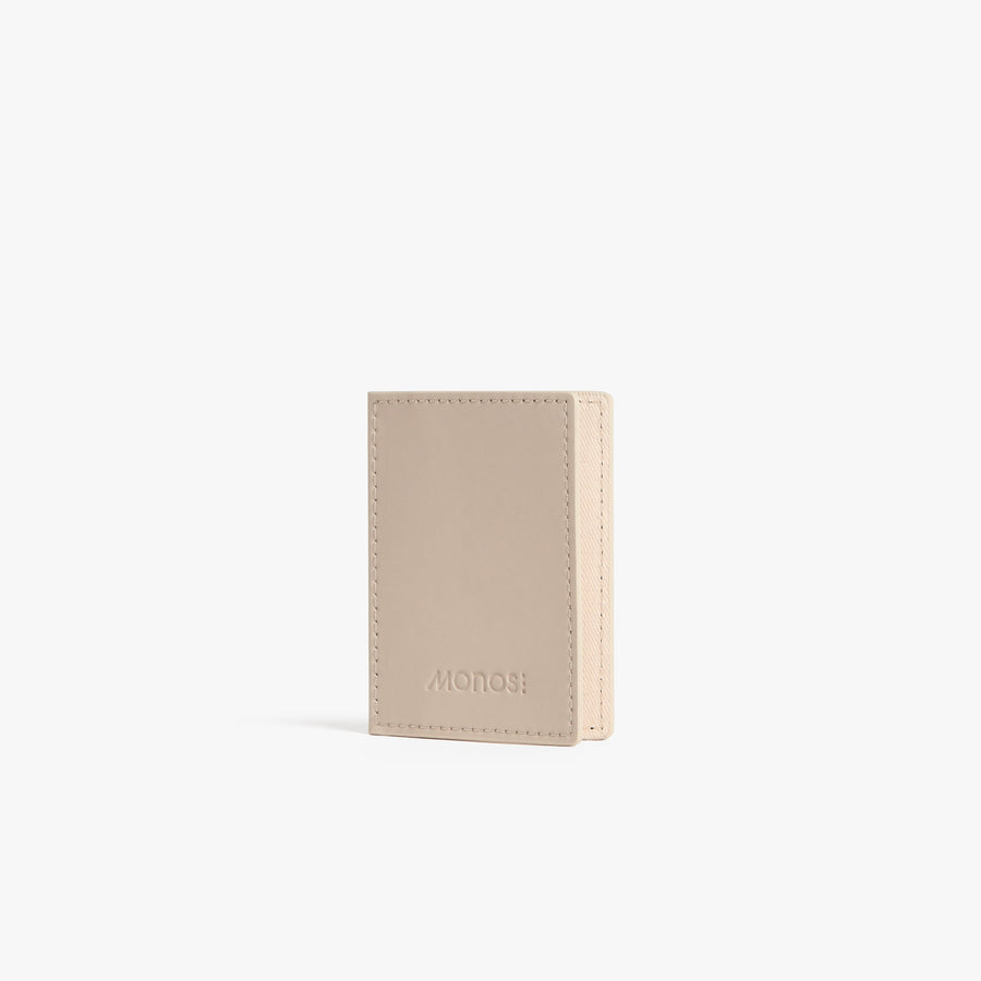 Ivory | Side view of Slim Wallet in Ivory