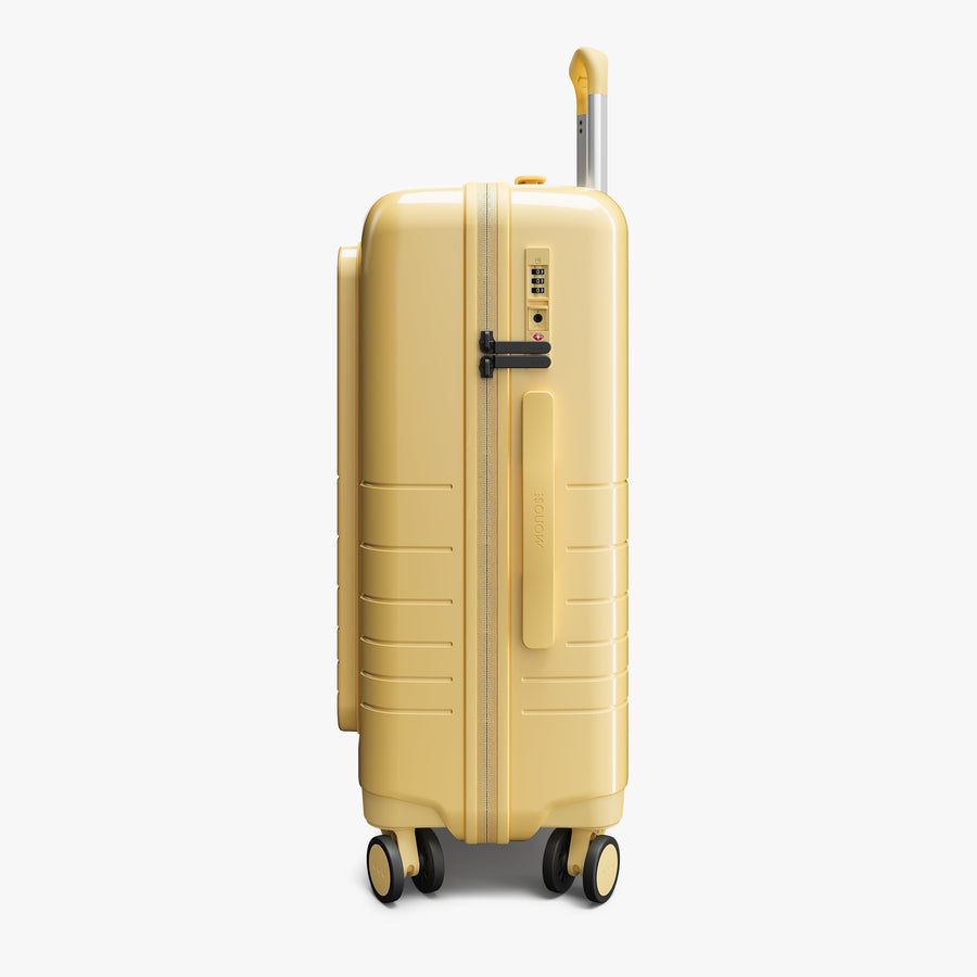 Banana Pudding (Glossy) | Side view of Carry-On Pro Plus in Banana Pudding (Glossy)