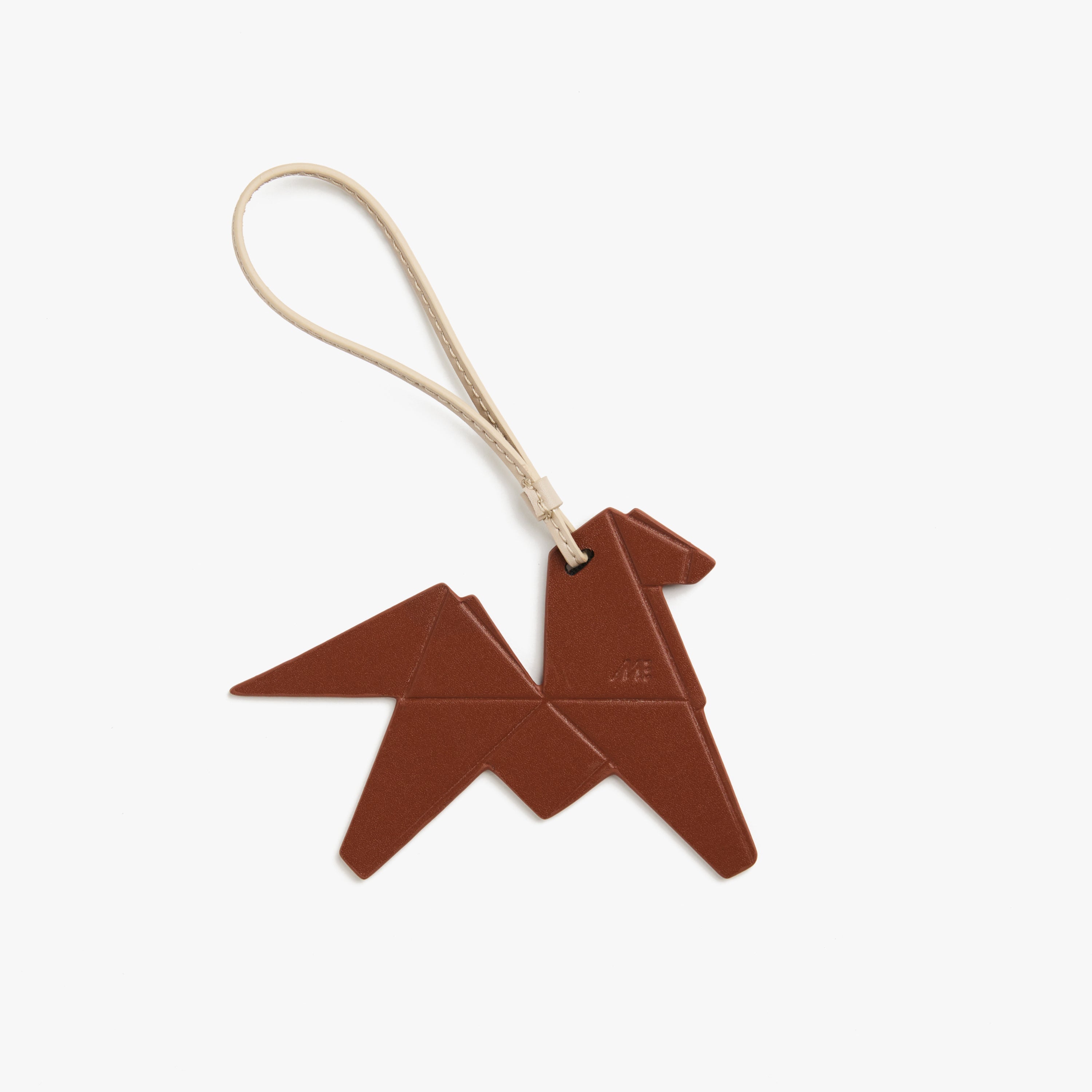 Origami Horse Charm – Vegan Leather Bag Charm | Monos Luggage