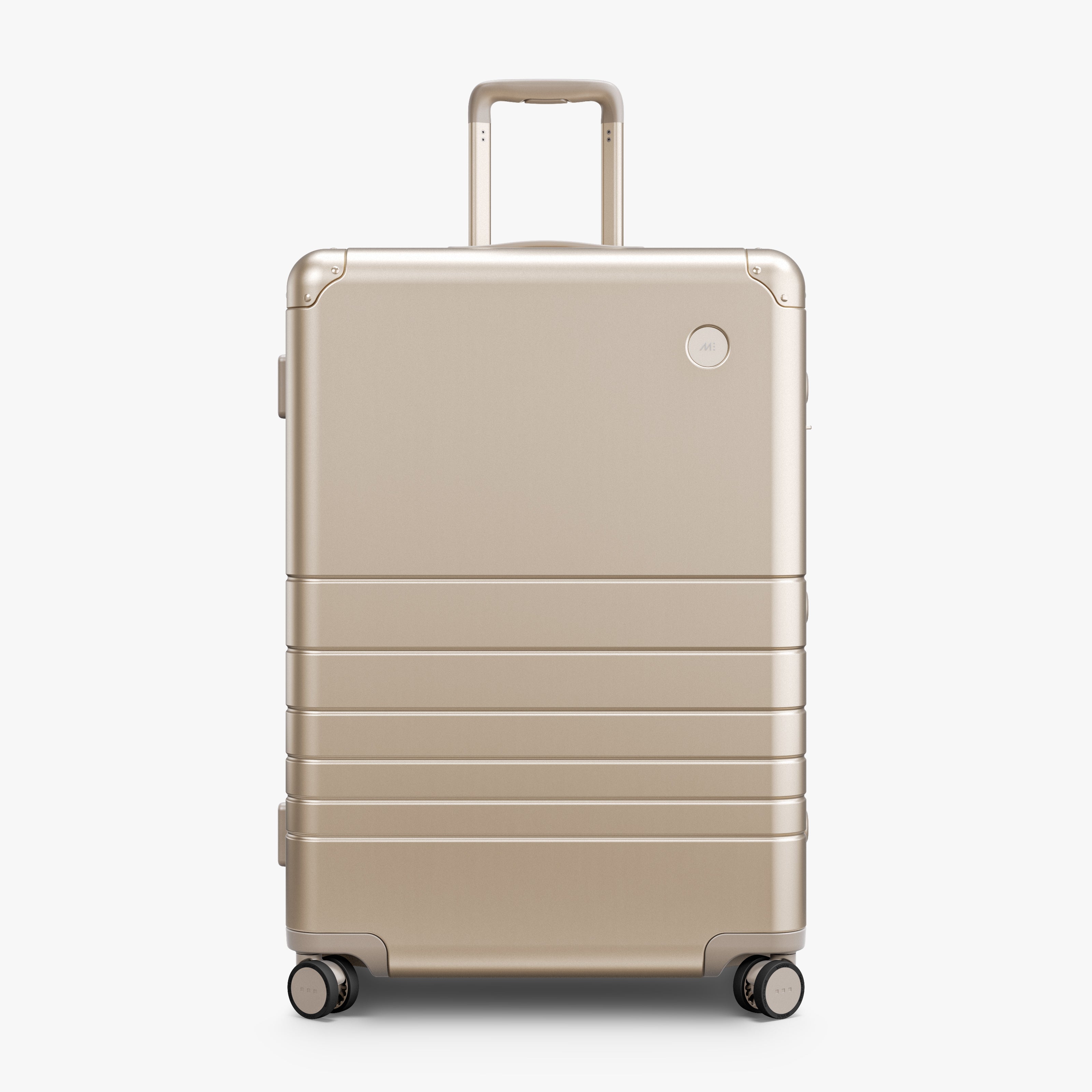 MONOS グレー Check-In Large スーツケース Hybrid Check-In Large Luggage | Aluminum Suitcases – Monos