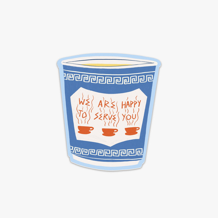 New York | Destination Stickers New York we are happy to serve you coffee cup