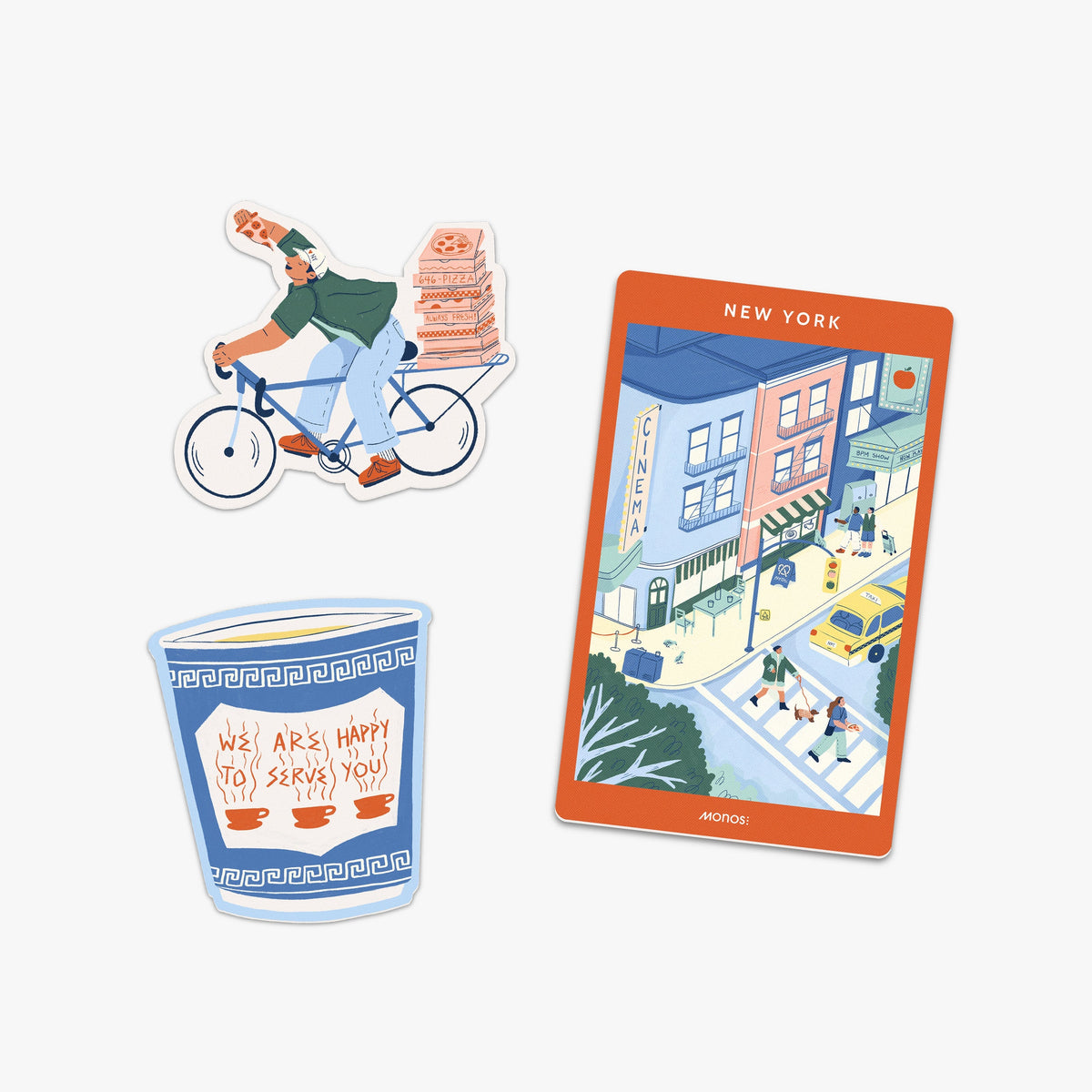 New York Destination Stickers – Travel Accessory