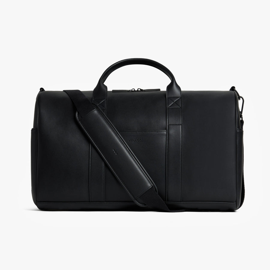 Monos Carry-All Duffel Bag - Black - Vegan Leather - 27.3L