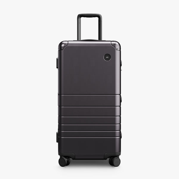 Rodeo Check | Front view of Aluminum Trunk Large in Rodeo Check
