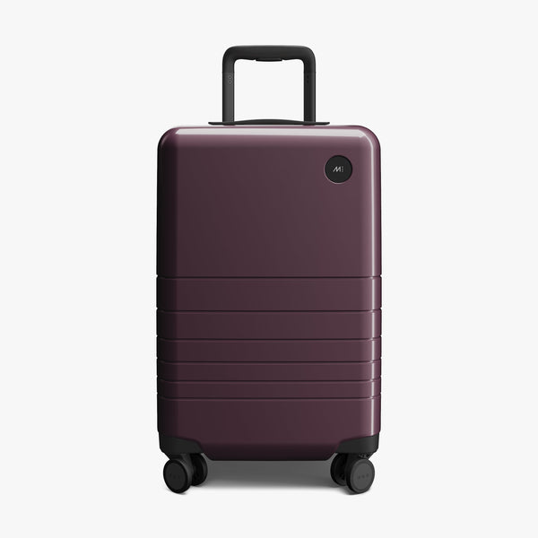 Mulberry (Glossy) | Front view of Carry-On in Mulberry (Glossy)