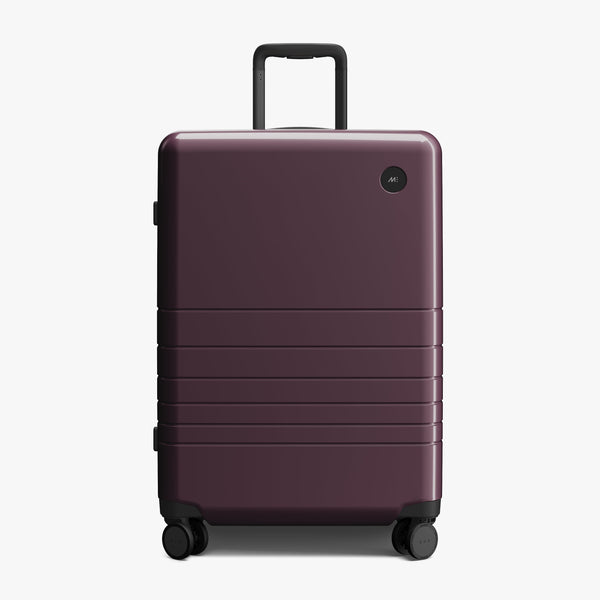 Mulberry (Glossy) | Front view of Check-In Medium in Mulberry (Glossy)