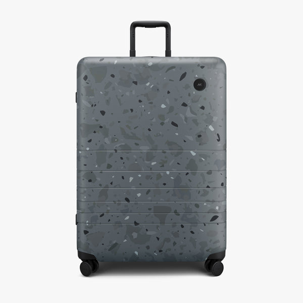 Terrazzo Graphite | Front view of Check-In Large in Terrazzo Graphite