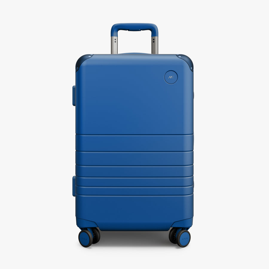 Coastal Blue | Front view of the Hybrid Carry-On Plus in Coastal Blue