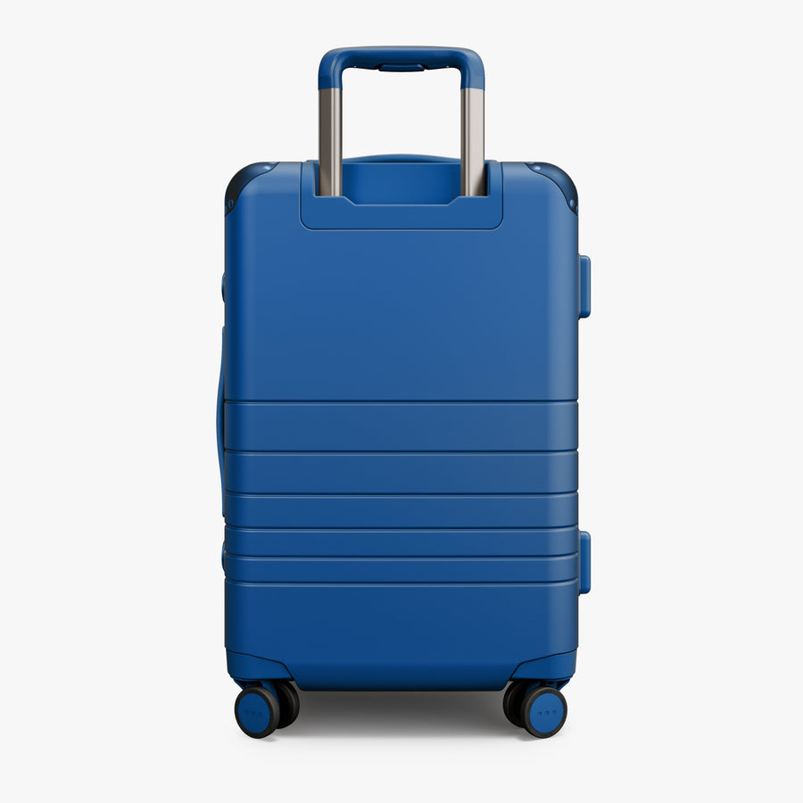 Coastal Blue | Back view of the Hybrid Carry-On Plus in Coastal Blue