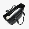 Angled view of Metro Tote in Carbon Black (thumbnail)