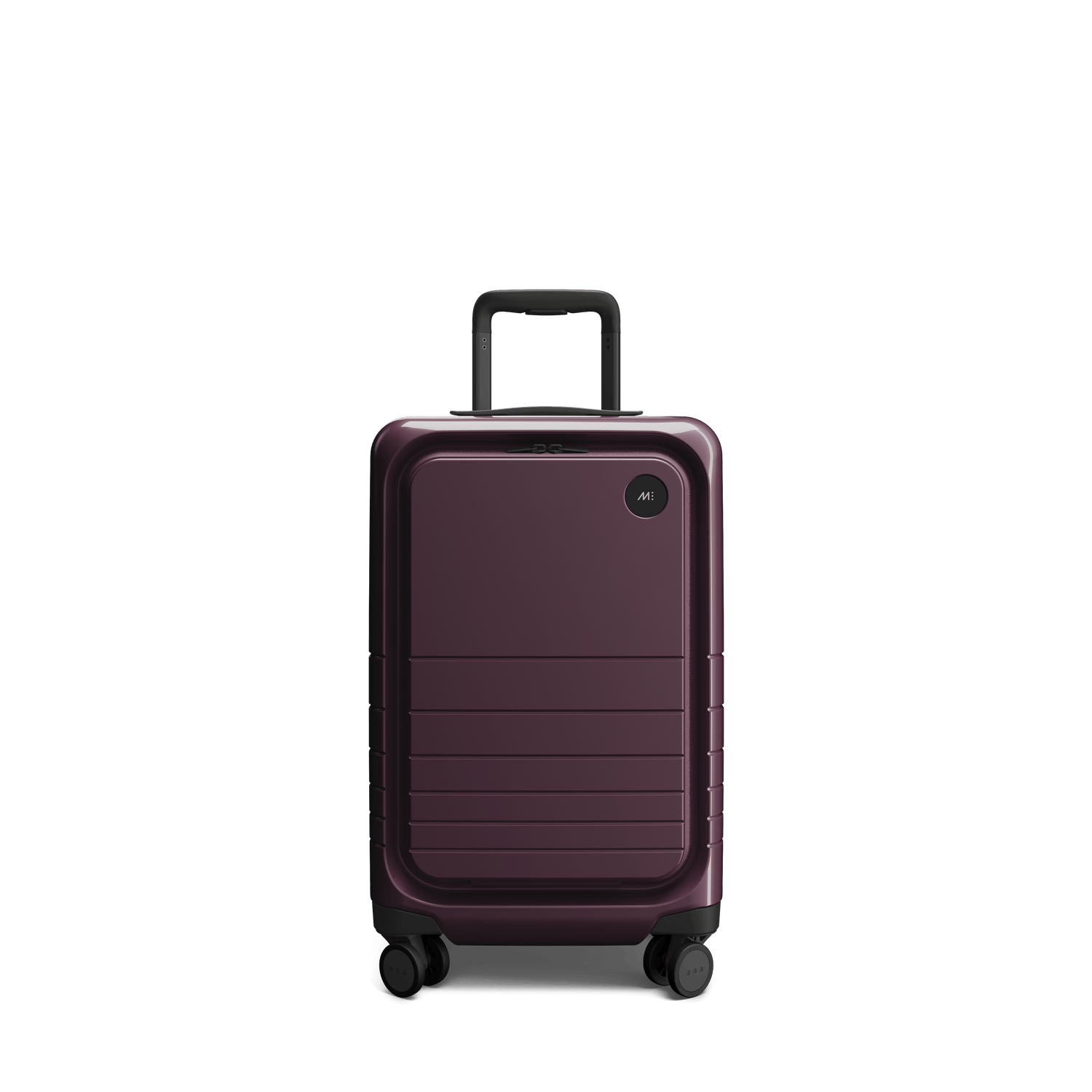 Mulberry (Glossy) Scaled | Front view of Carry-On Pro in Mulberry (Glossy)