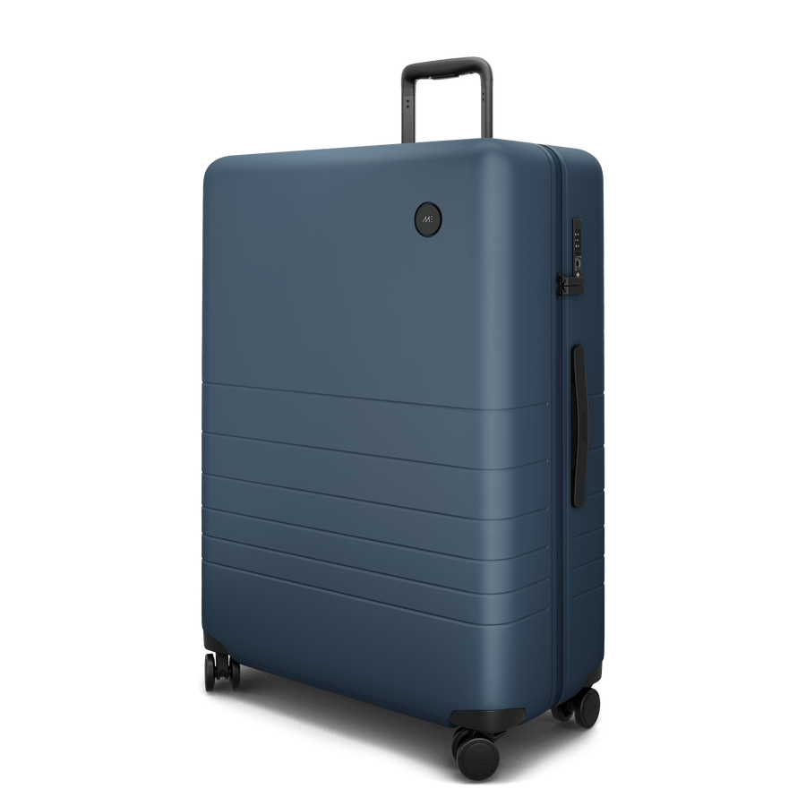 Ocean Blue Hover | Angle view of Check-In Large in Ocean Blue