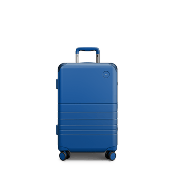 Front view of Hybrid Carry-On Plus in Coastal Blue