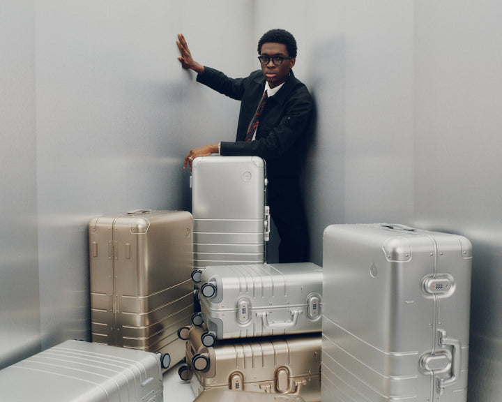    Aluminum Luggage | Monos Luggage and Suitcases