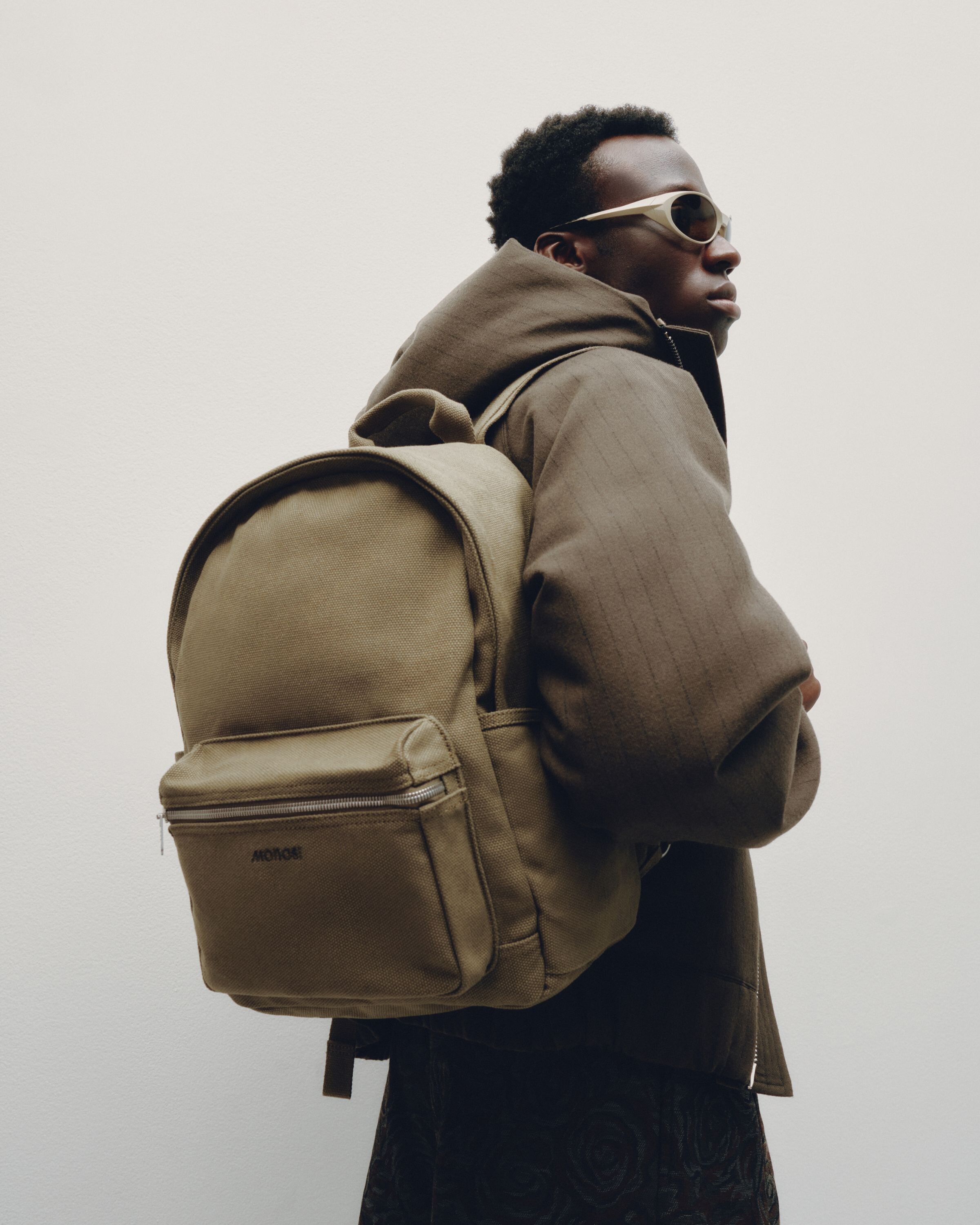 Gesso Backpack, Premium Cotton Canvas Bag | Monos Luggage