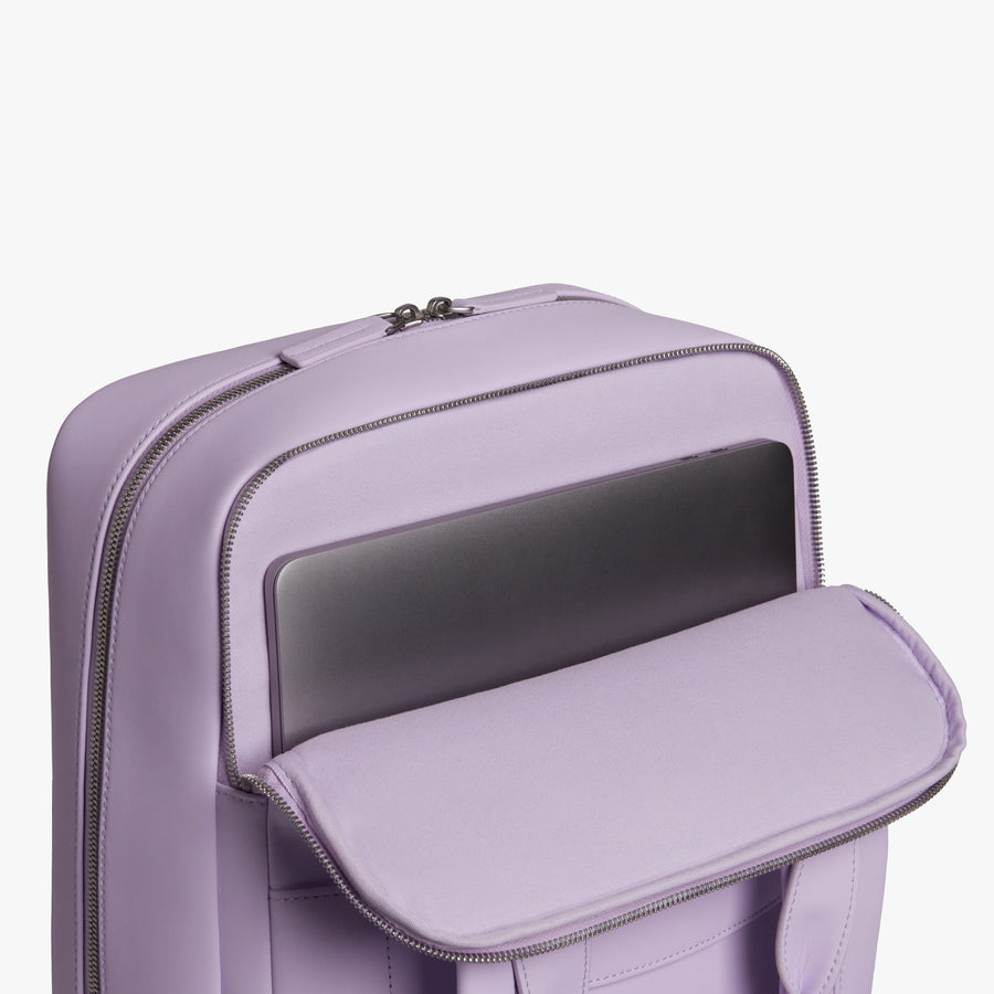 Purple Icing | View padded laptop sleeves on Metro Backpack Purple Icing