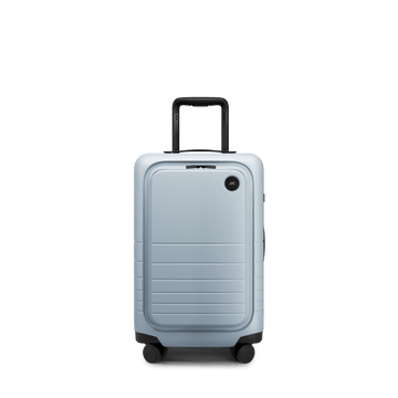 Front view of Carry-On Pro in Blue Haze