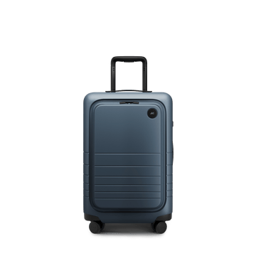 Front view of Carry-On Pro Plus in Ocean Blue