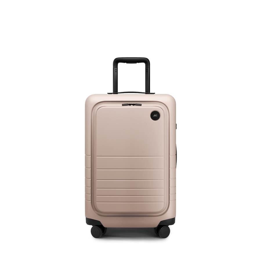 Rose Quartz Scaled | Front view of Carry-On Pro Plus in Rose Quartz