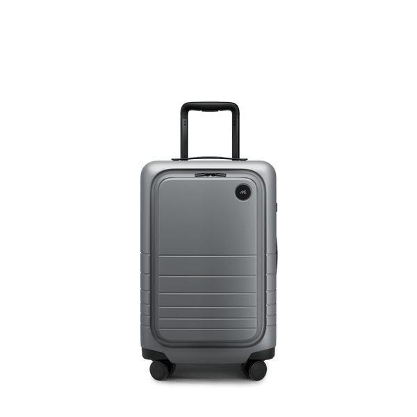 Front view of Carry-On Pro in Storm Grey
