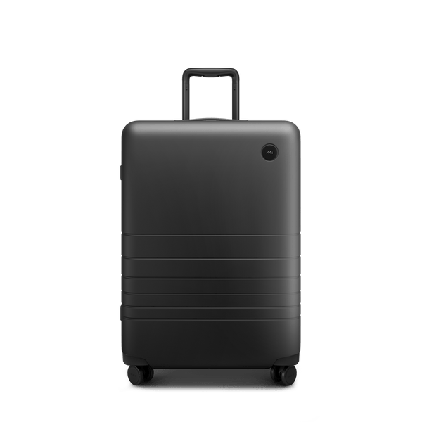 Front view of Check-In Medium in Midnight Black