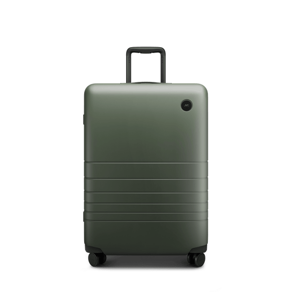 Front view of Check-In Medium in Olive Green