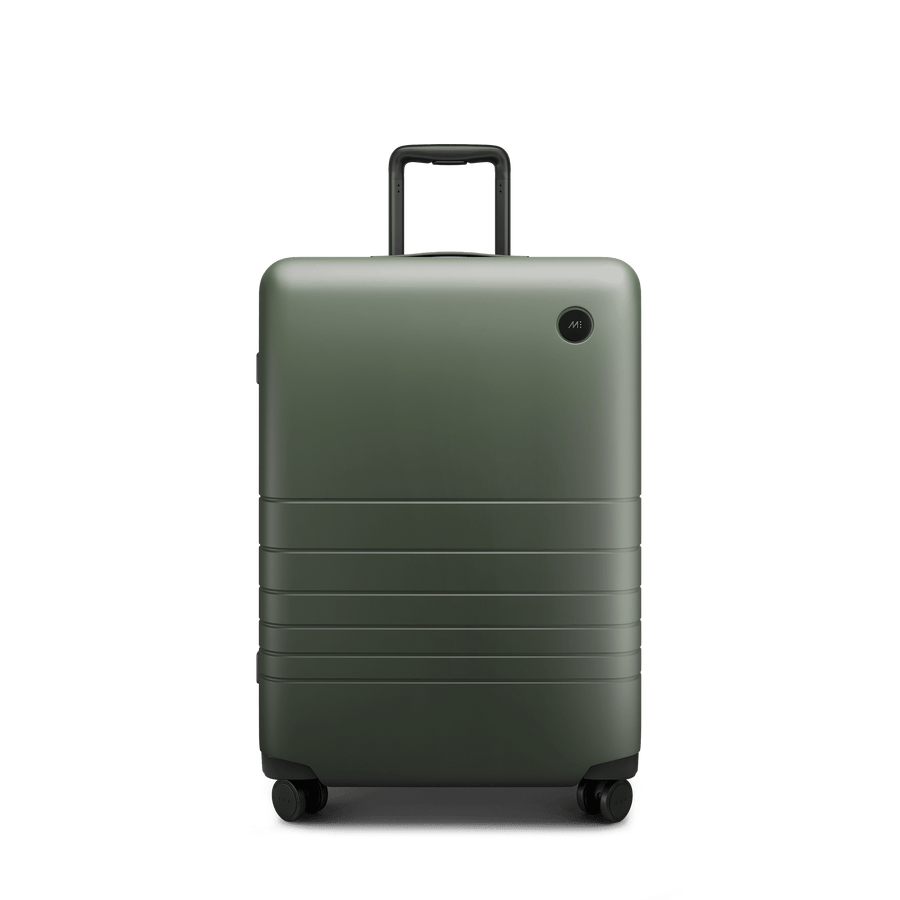 Olive Green Scaled | Front view of Check-In Medium in Olive Green