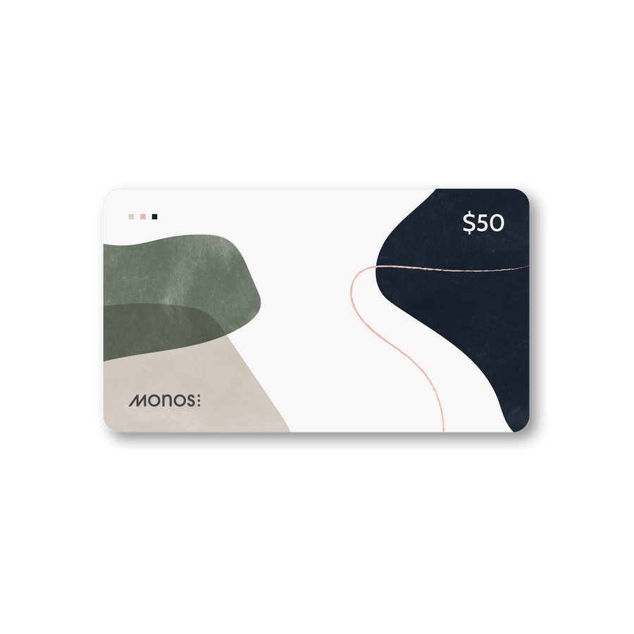 50.00 Scaled | This is a $50 Monos Travel gift card