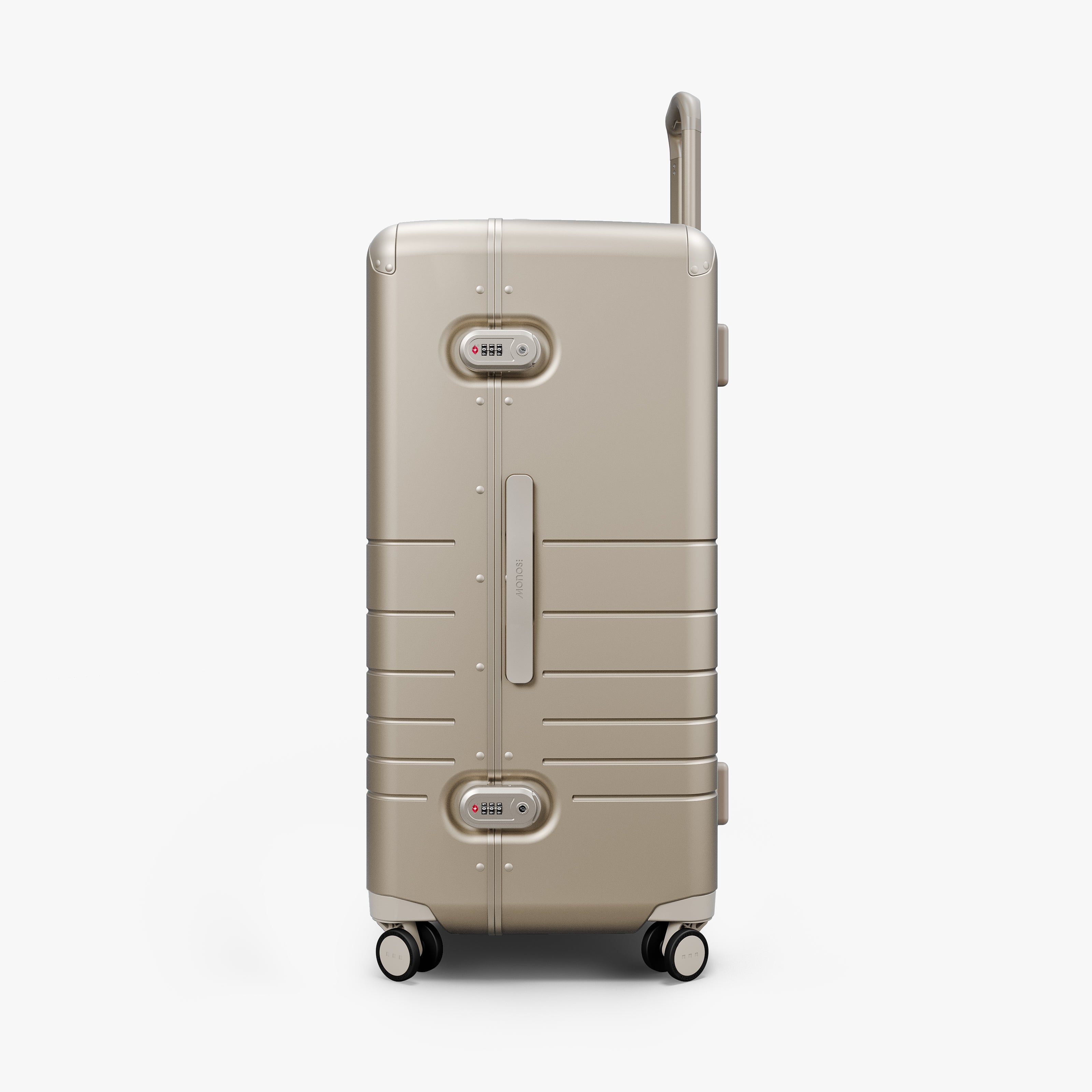 Hybrid Trunk Check In Luggage Aluminum Suitcases Monos