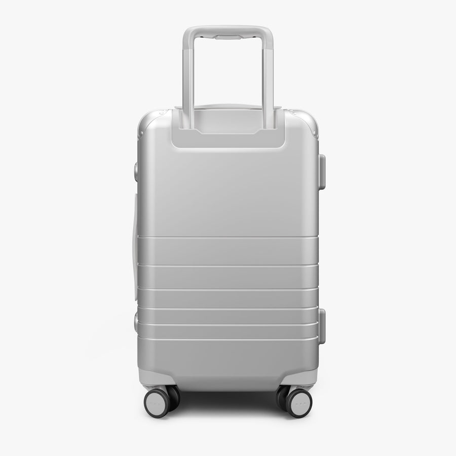 Silver | Back view of Hybrid Carry-On in Silver