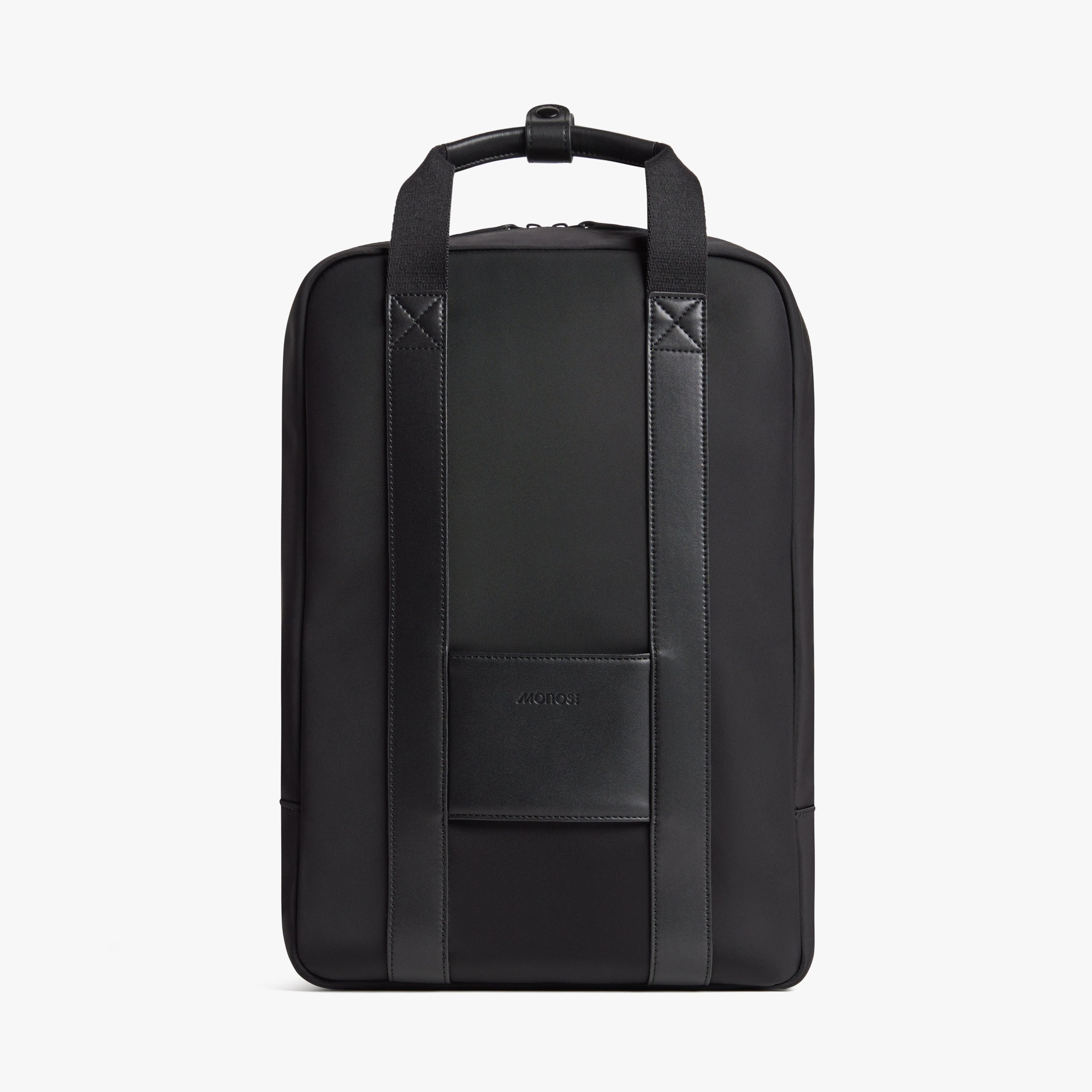 Monos Best Travel Backpack - Black - Vegan Leather - 18L