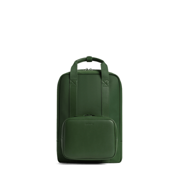 Front view of Metro Backpack Juniper Green