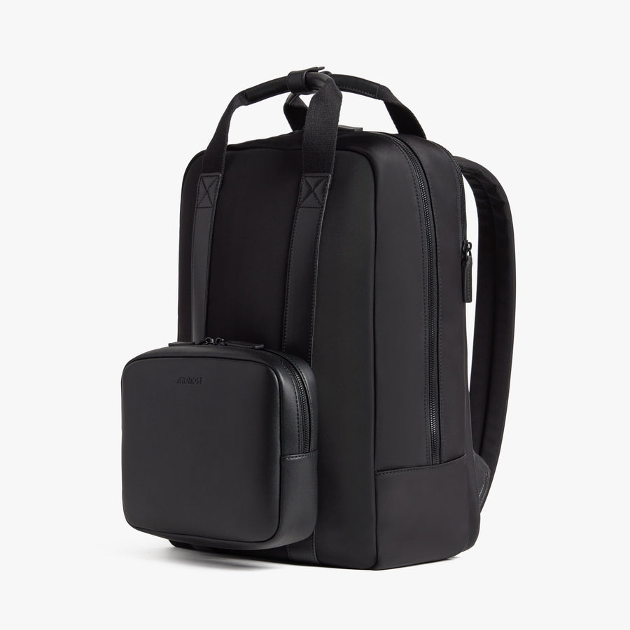 black and white non-leather backpack Monos Metro Backpack in Dover Grey at Nordstrom