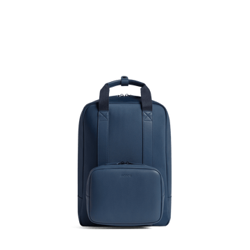 Front view of Metro Backpack Oxford Blue