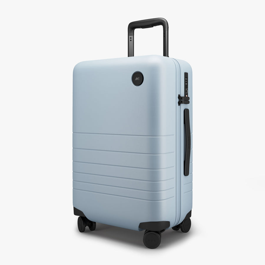 Blue Haze | Angled view of Carry-On Plus in Blue Haze